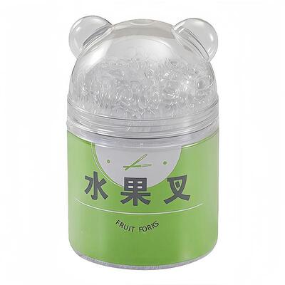 水果签一次性水果叉瓶装袋装塑料食品级甜品叉小叉子牙签年货罐装