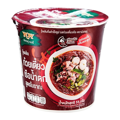 泰国进口双龙牌泰式船面粉丝速食