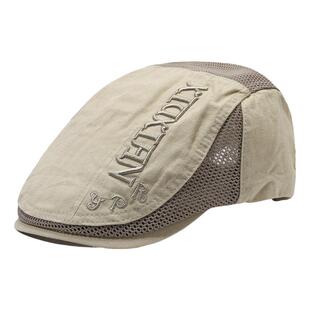 帽子男士夏季网眼鸭舌帽2026新款中老年人爸爸老头遮阳前进帽男夏