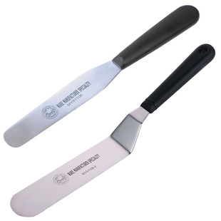 风和日丽不锈钢奶油抹刀弯刀蛋糕裱花刀果酱刀西点面包刀烘焙工具