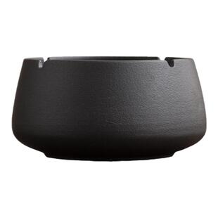 中式客厅轻奢办公室潮流烟缸陶瓷烟灰缸创意高级感个性家用复古