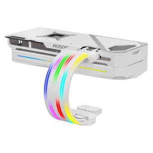 流星霓虹线神光同步发光电脑机箱装饰24P主板argb显卡延长霓彩线