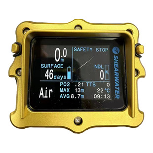 适用于SHEARWATER 潜水电脑保护盖 PERDIX AI/SA 通用彩色铝合金