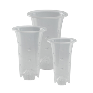 侬花村18孔透气兰花专用盆透明兰花盆塑料兰花种植盆兰花花盆兰草