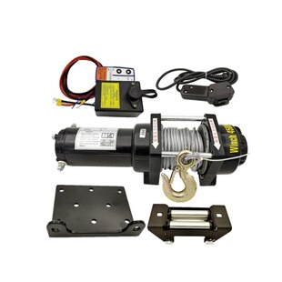 电动绞盘汽车12v24v电动葫芦车用电绞盘车载卷扬机越野货车小吊机