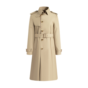 Navigare意大利小帆船中长装风衣女士2025秋季新款卡其色外套大衣