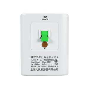 上海人民漏电保护开关118型暗装
