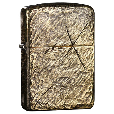 zippo刻花系列送礼黄铜手工刻痕