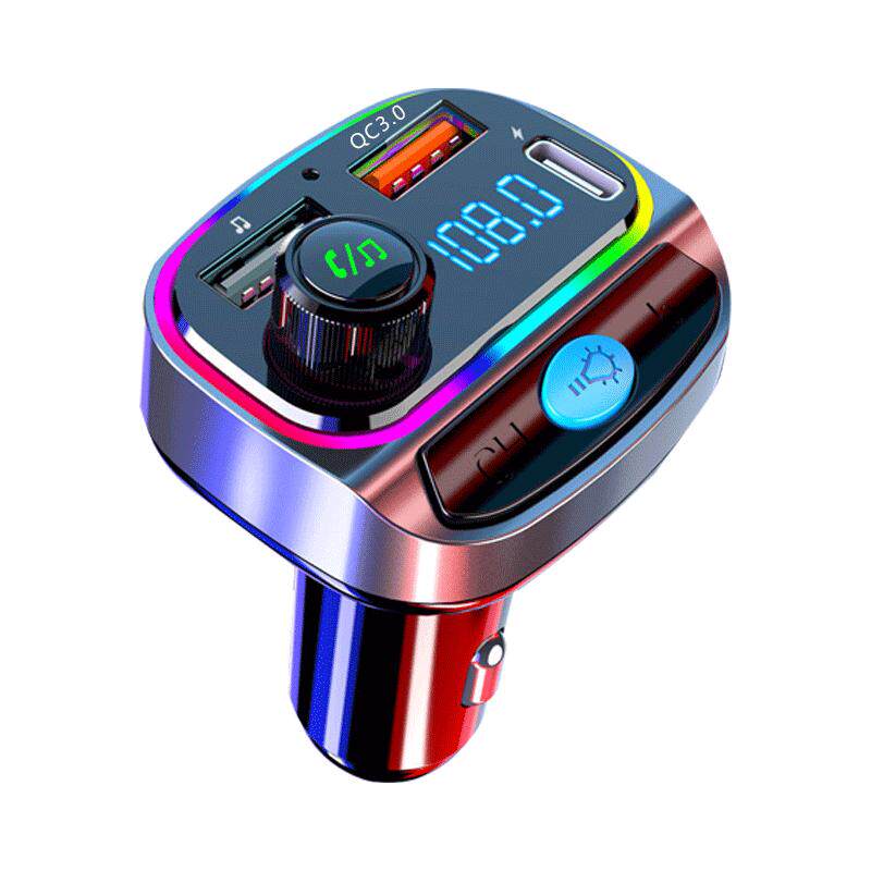 车载蓝牙接收器5.0无损音质MP3播放器带音乐U盘汽车usb快充充电器