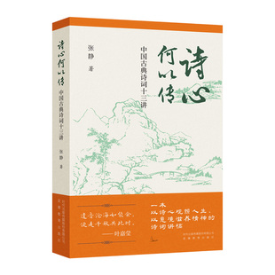 【央视网 亲签编号藏书印】诗心何以传 中国古典诗词十三讲 叶嘉莹亲传弟子张静教授新作 中华诗教千年精神力量 中国古诗词书籍DD