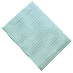 16K开红单线信纸 稿纸 文稿本材料纸 信笺本 作业纸 报告纸草稿纸