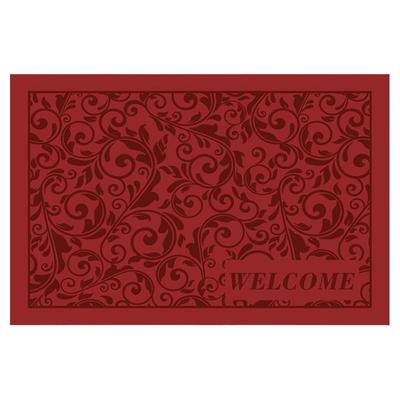 锦汐入户门地垫红色喜庆门垫垫子