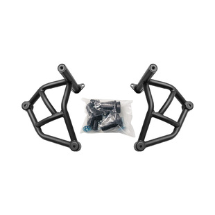 适用五羊本田CGX150保险杠前护杠竞技杠防摔杠胶头保护杠改装配件