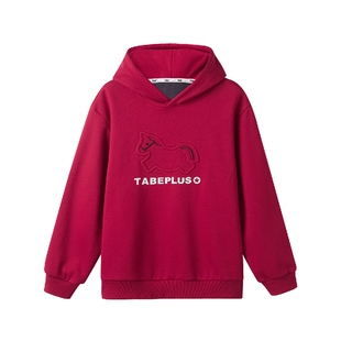 【加绒连帽卫衣】小猪托尼男童加绒卫衣红拜年服上衣本命年保暖冬