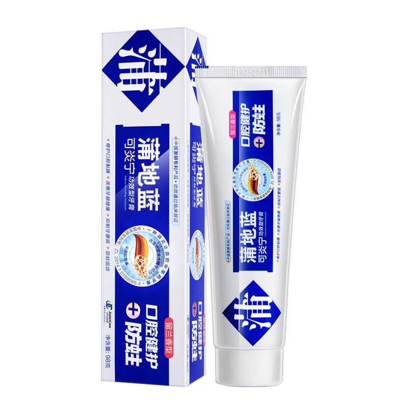 蒲地蓝防蛀含氟清新口气牙膏