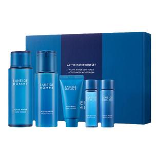 兰芝男士水乳套装清爽舒润乳液补水保湿爽肤水控油护肤品官方正品