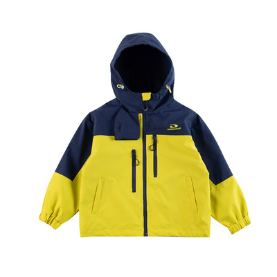 男童冲锋外套三合一儿童秋装2025新款防风软壳中小童连帽三防上衣