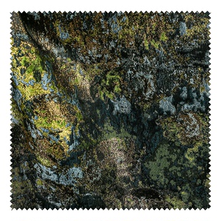 绿鎏金苔藓肌理复古提花布料 渐变重工纹理diy装饰包服装设计面料