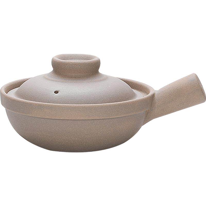 无釉砂锅煲仔饭单柄土砂锅