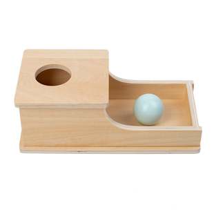 蒙特梭利教具早教盒子蒙氏物体恒存盒1-2岁宝宝纺织鼓益智力玩具