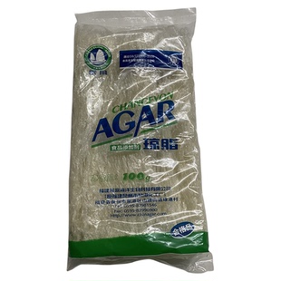 乘风食用琼脂条江蓠琥珀糖杏仁腐材料培养基生物组培凝固剂寒天丝