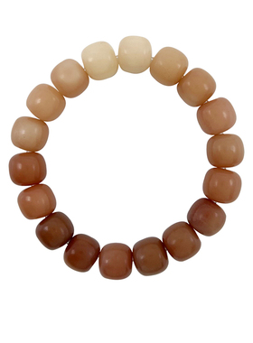 小红书同款白玉菩提栗子茶手串