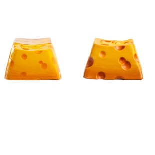 食物键帽 机械键盘手工树脂键盘帽单颗透光白色可爱个性美食键帽