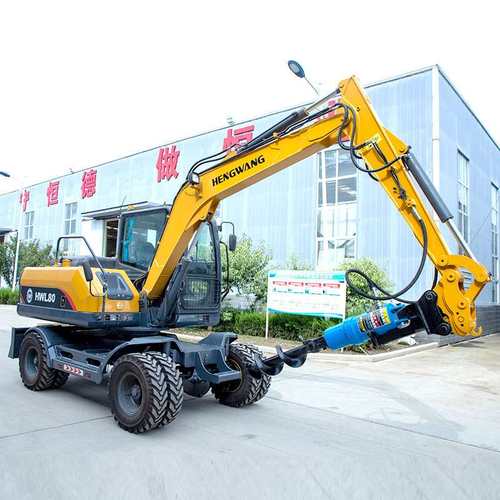 挖改螺旋钻挖树坑电线杆房屋地基光伏发电打孔机 挖机改螺旋钻机