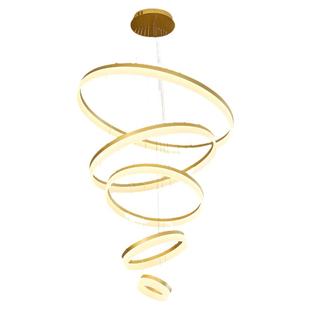 极简中空客厅灯别墅大吊灯挑空复式楼大厅现代简约挑高小loft公寓