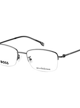 【风尚新品】HUGO BOSS眼镜框钛金属商务半框近视镜配镜 1877