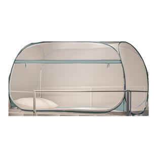 三开门住校简单小学生字母床防蛟帐上床蚊帐学生宿舍侧开门全包x