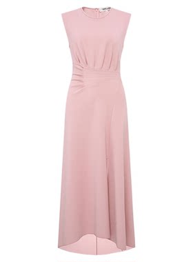DVF2025新款樱花粉连衣裙