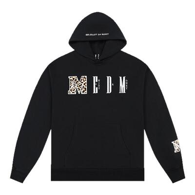 MEDM动物纹理logo魔术贴卫衣