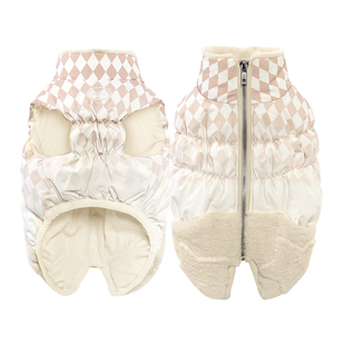 Touchdog它它狗狗羽绒服保暖防寒马甲宠物衣服冬装猫咪比熊雪纳瑞