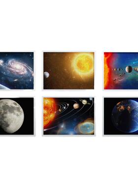 宇航员太空宇宙航天挂画儿童房
