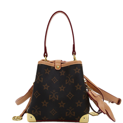 CallmeKitten经典复古老花水桶包