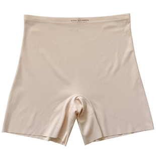 无痕冰丝安全裤女大码胖mm200斤薄款防走光内裤二合一平角打底裤