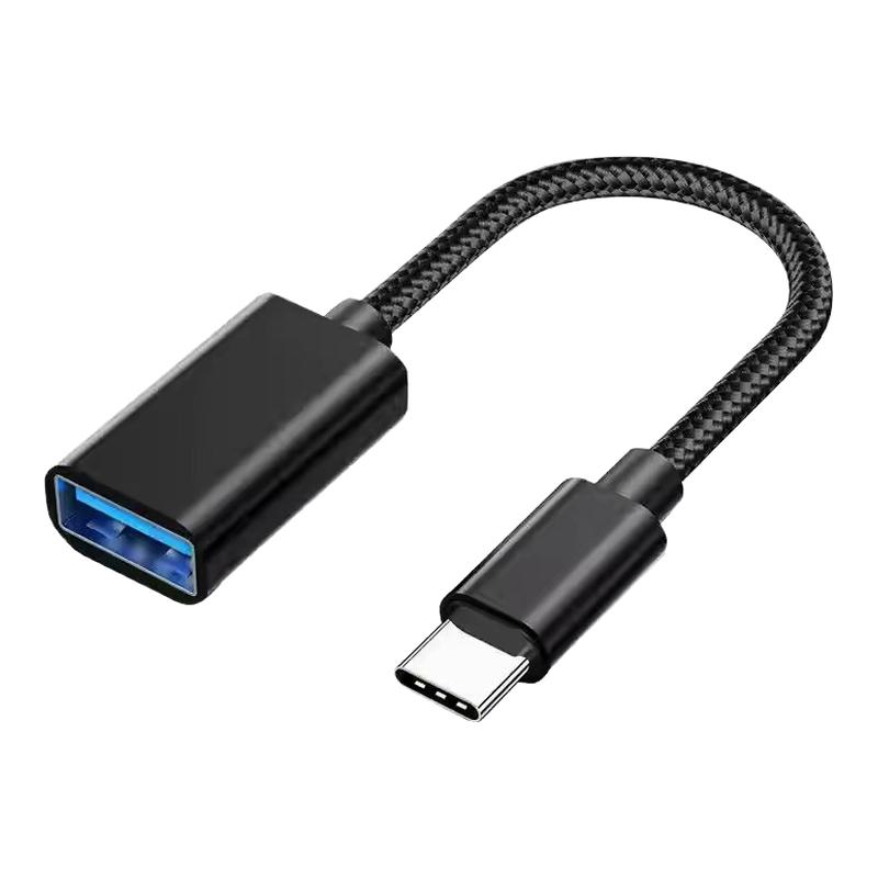 君顾otg数据线type-c转usb2.0转接头安卓通用换头平板转适用华为小米vivo换器下载接u盘歌转插口tp传输
