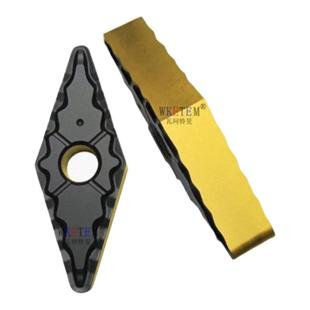 35度菱形碎屑数控刀片双色涂层黑金刚涂层钢件加工 VNMG160404-43