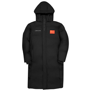 劳拉之星1021运动大衣男长款过膝体育生棉袄冬季训练服保暖休闲女