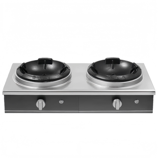 格伦商用低压猛火灶台式鼓风机熄保液化气天然气猛火灶饭店专用灶