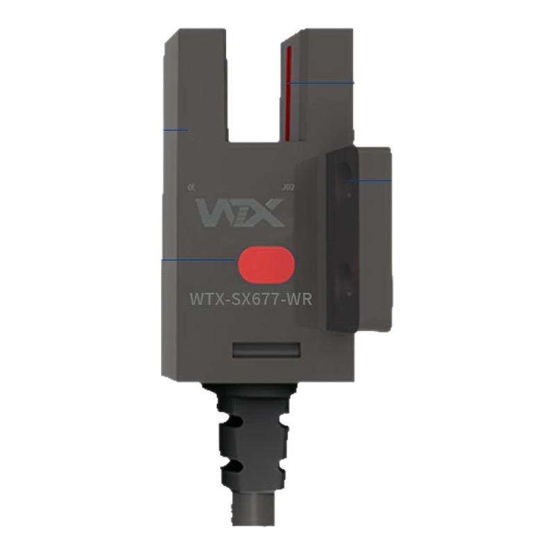 王同学WTX槽型光电开关U型光电传感器感应开关SX67-WR系列带线NPN