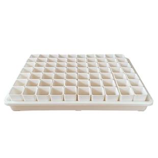 3.5口高盆 暖白色迷你多肉小花盆塑料拇指多肉专用盆生石花肉锥盆