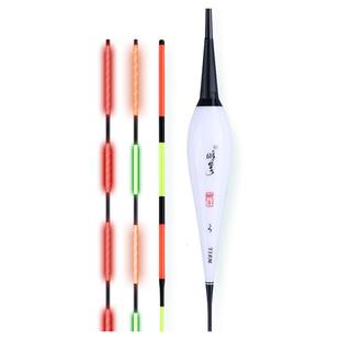 明孚鲢鳙翘嘴加长行程夜光漂日夜两用硬尾电子漂咬钩变色大物浮漂