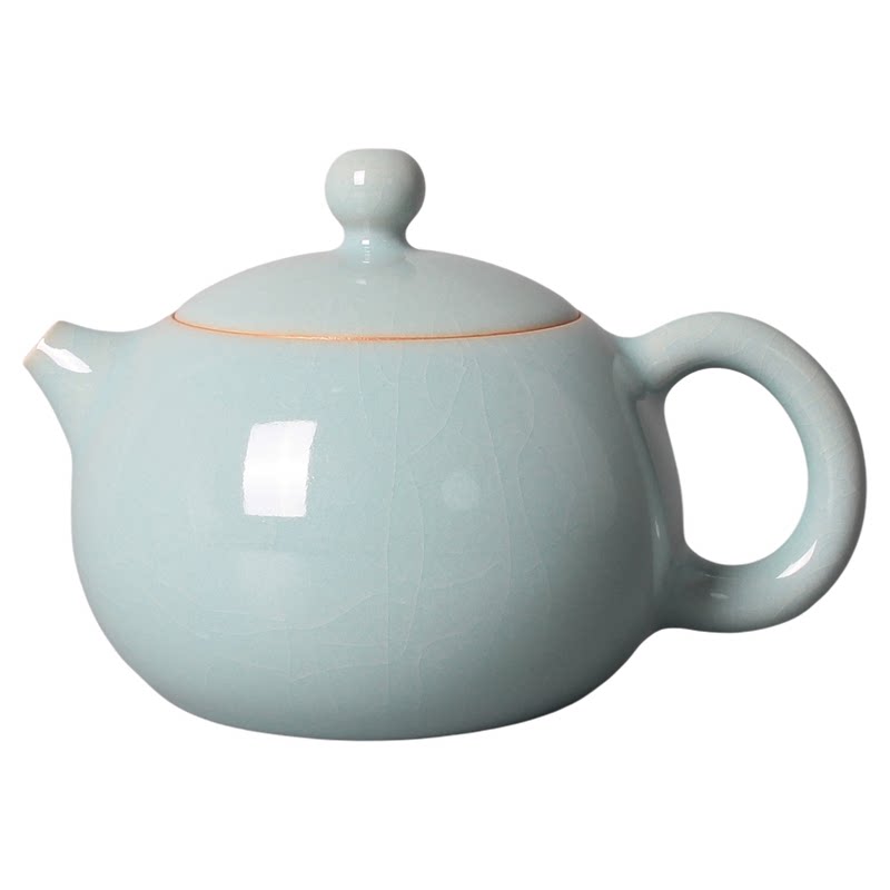 汝州宝丰汝窑原产地汝瓷全手工茶茶壶
