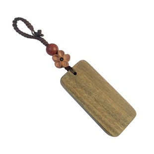 定制刻字檀木无事牌礼品情侣纪念礼物民宿防丢号码汽车钥匙扣挂件