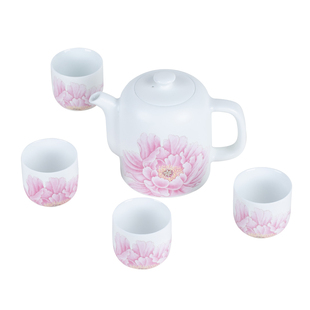 景德镇官方陶瓷中式功夫茶具套装高档茶壶茶杯精美礼盒装送人礼物