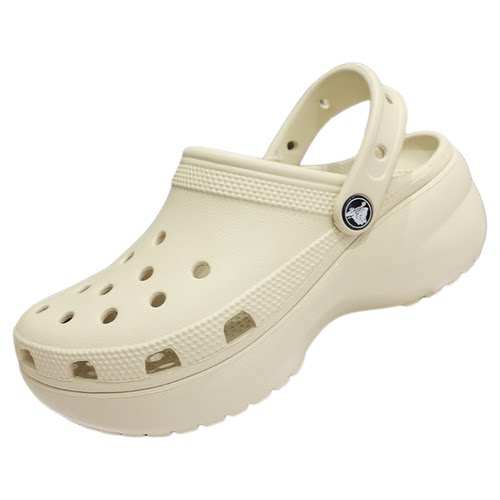 crocs洞洞鞋女鞋卡骆驰夏季云朵厚底休闲沙滩洞洞凉拖鞋206750