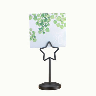 价格展示牌标签桌签高档便签照片夹子明信片创意前台留言夹立式架