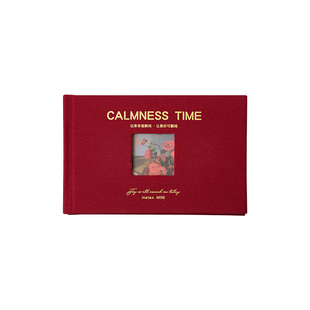 且寻云山3寸相册mini拍立得收纳情侣礼物明星卡册高级布面纪念册